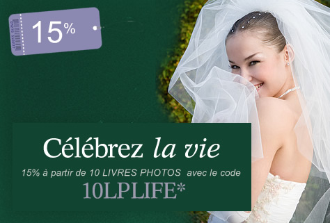 15% sur Les Livres photo de mariage Livre Photo de mariage