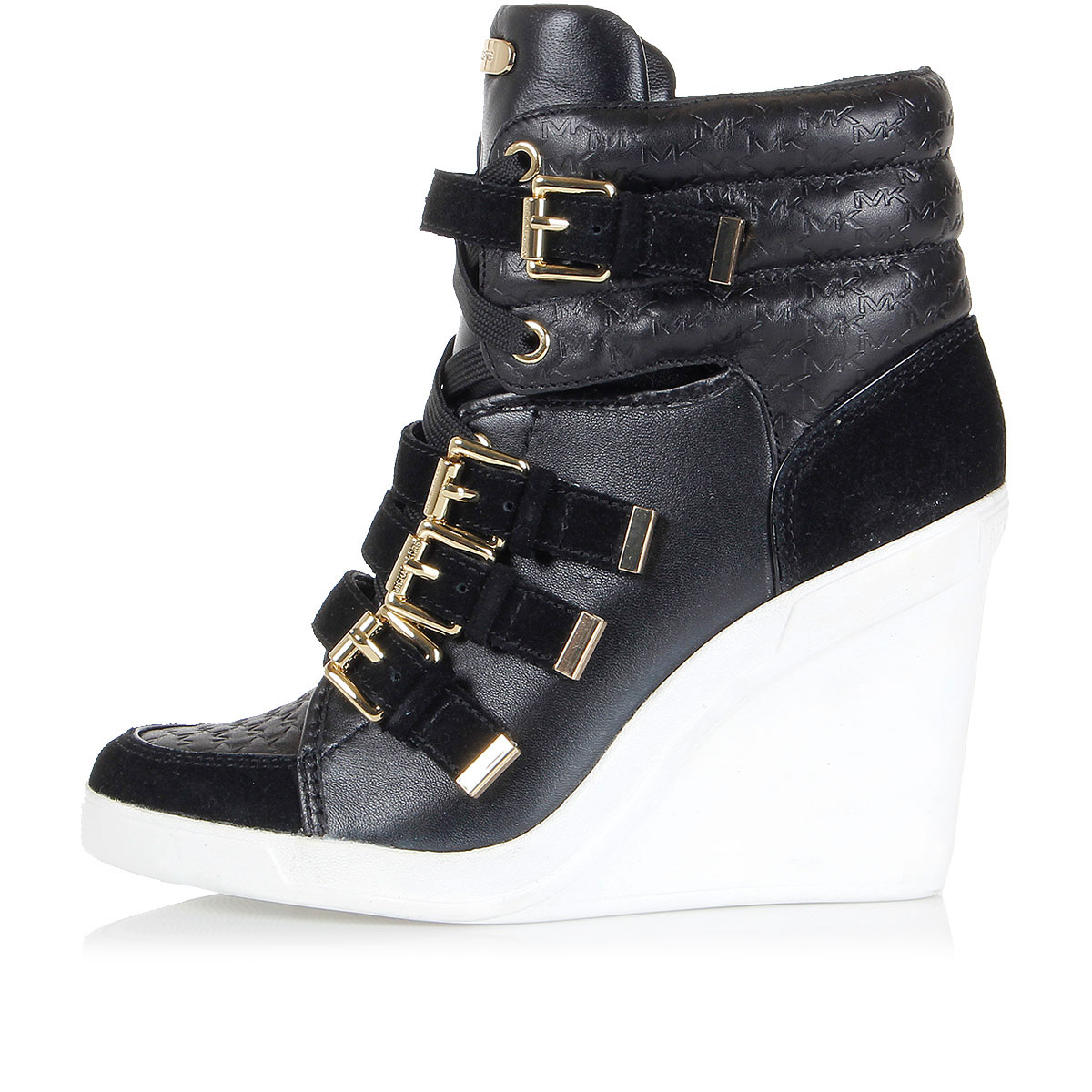 michael kors women's wedge sneakers