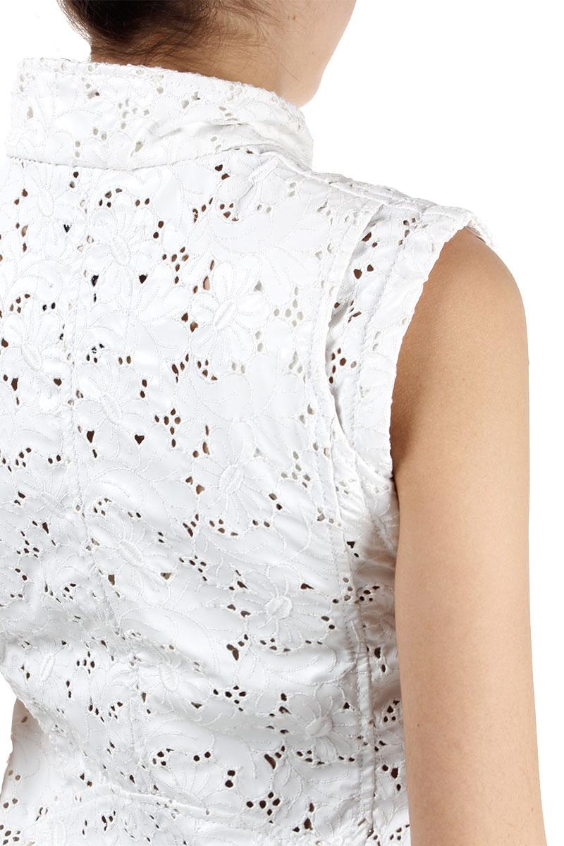 Women Flowers Print Embroidered Vest Glamood Outlet