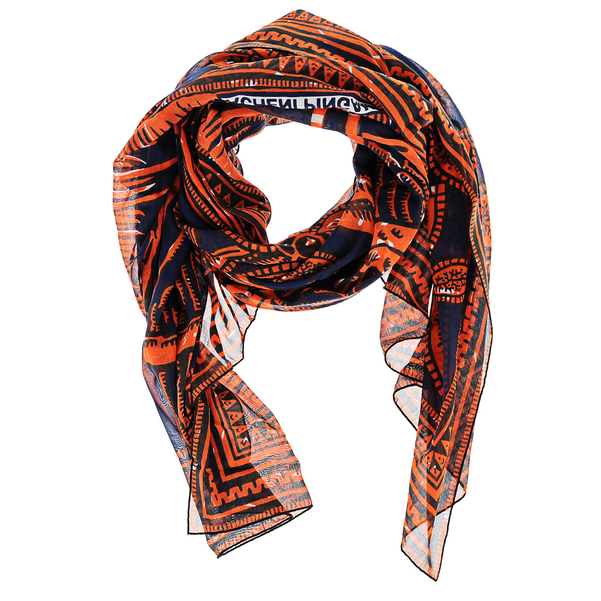 Valentino Men Cotton and Silk Scarf 130x134 cm Glamood Outlet