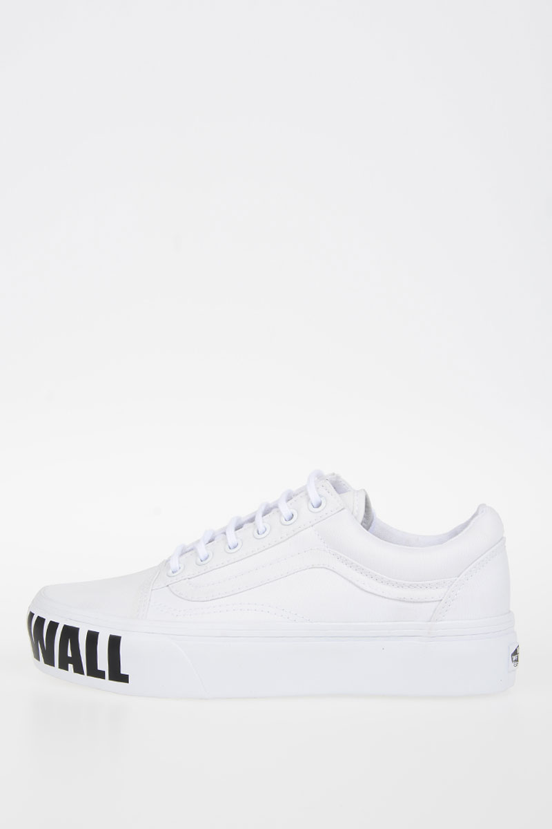 vans - old skool platform off the wall vans - old skool platform off the wall