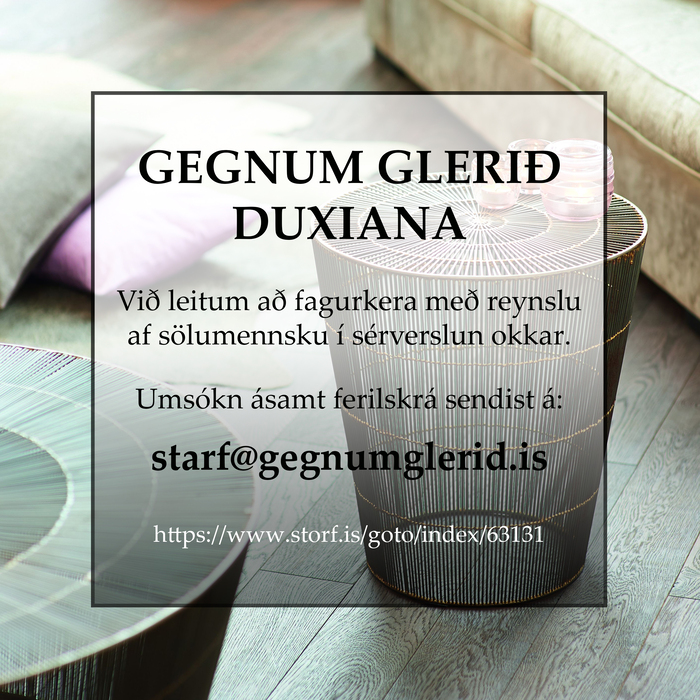 GEGNUM GLERIÐ / DUXIANA
