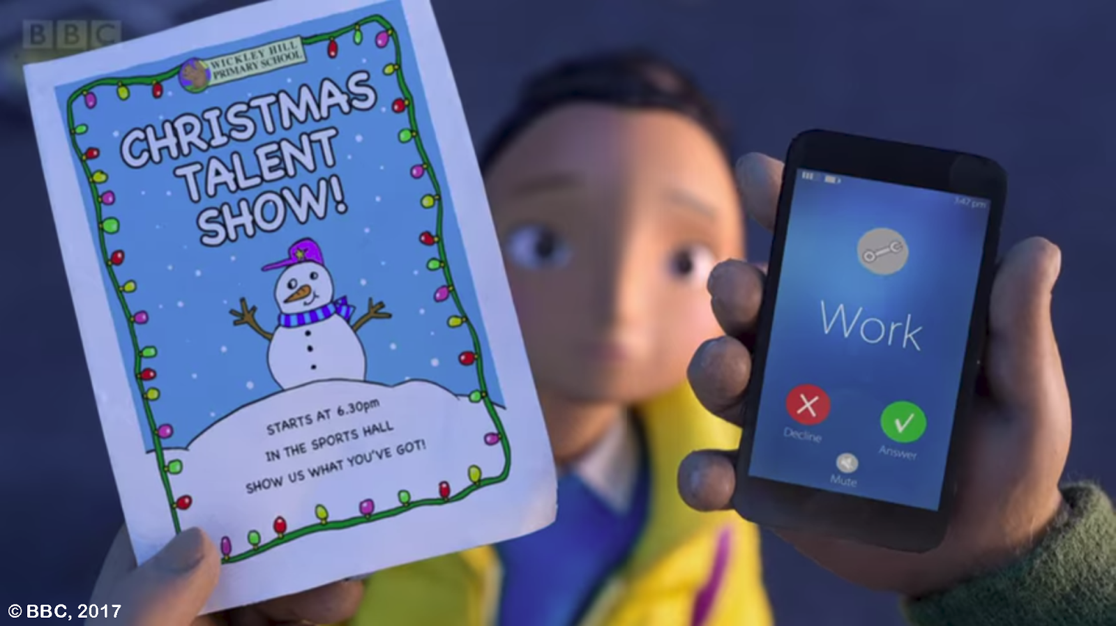 Bbc One Christmas Short Film 2017 The Supporting Act 1