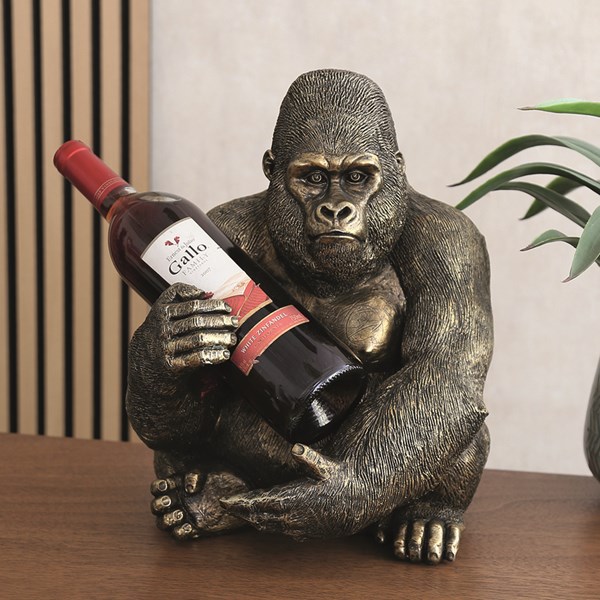 Gorilla Wine Bottle Holder 34cm
