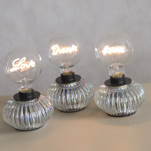 LED Love Home Dream 18cm 3 Assorted