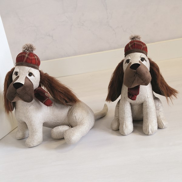 Dachshund Door Stop Grey 36x21cm