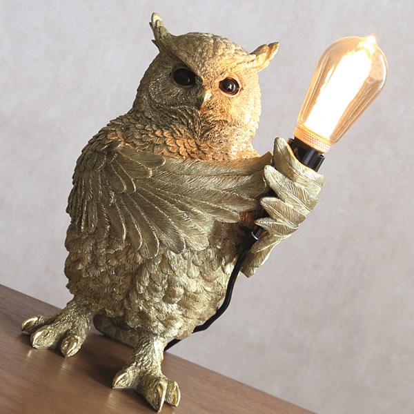 Owl Lamp 24.5x37.5cm Owl Lamp 24.5x37.5cm