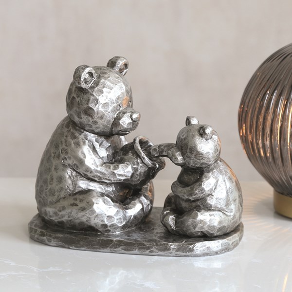 Bear Family Silver 15cm
