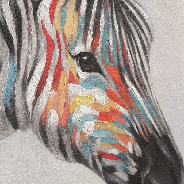 Canvas Oil Zebra 60x90cm