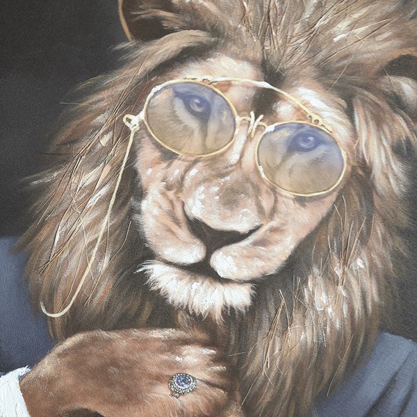 Canvas Oil Dapper Lion 60x90cm