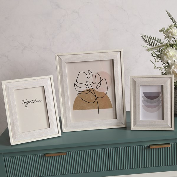 Beige Wood Photo Frame 5x7