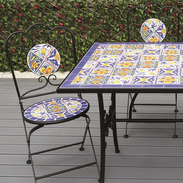 Sellano 4 Seat Dining Set 120x80cm