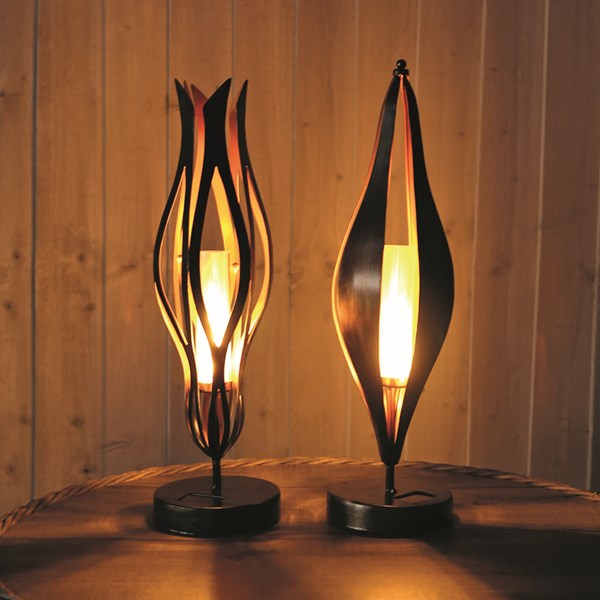 Solar Flame Lamp 45cm