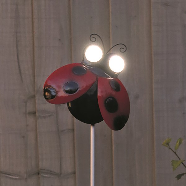 Solar Ladybird Stake 91cm Solar Ladybird Stake 91cm