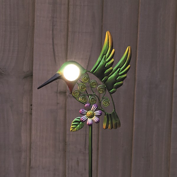 Solar Humming Bird Stake 91cm