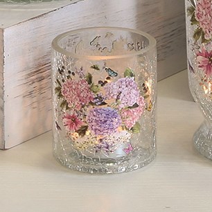 Hydrangea Tealight Holder 7cm Hydrangea Tealight Holder 7cm