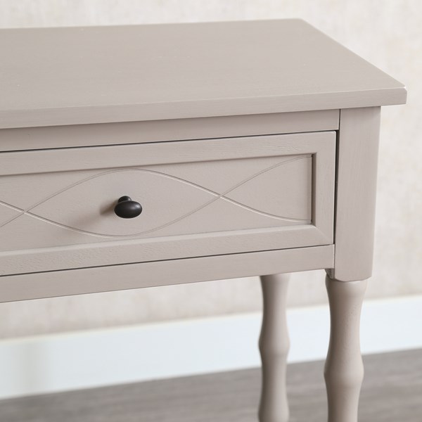 Pebble Grey Console Table 90cm