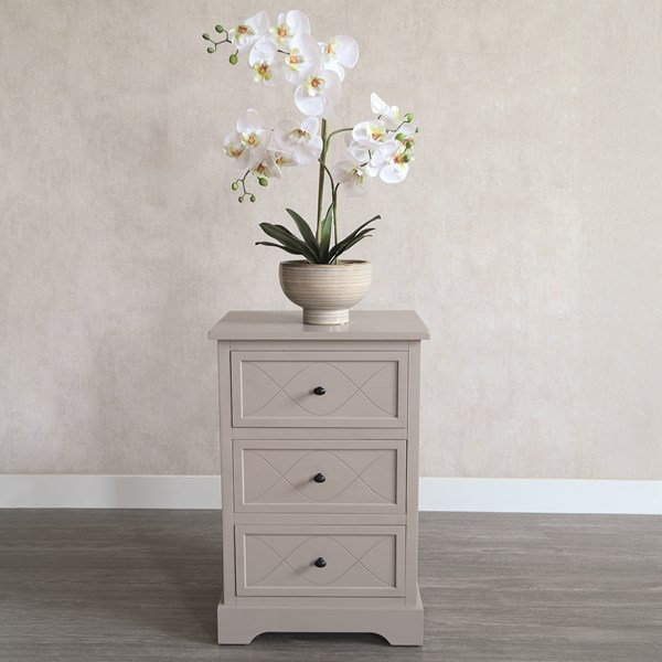 Pebble Grey 3 Drawer Unit 66cm Pebble Grey 3 Drawer Unit 66cm