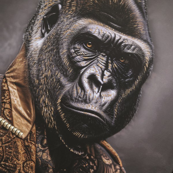 Gorilla Glitter Print 50x70cm Gorilla Glitter Print 50x70cm
