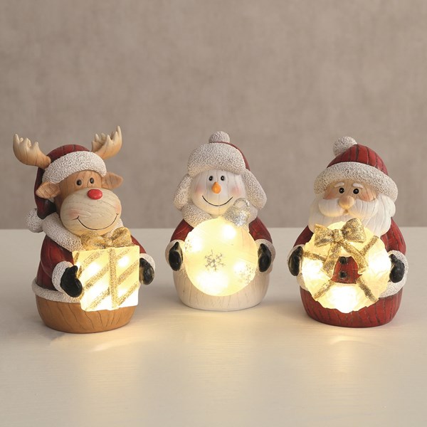 LED Santa & Wreath 15cm LED Santa & Wreath 15cm