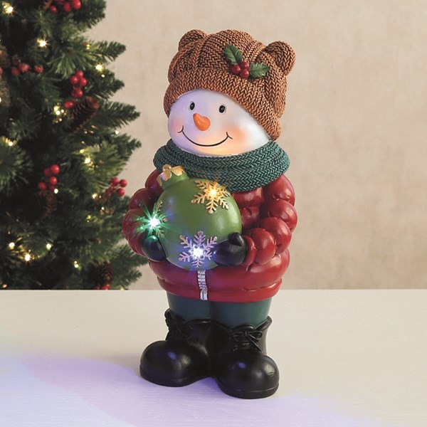 LED Happy Snowman 30cm LED Happy Snowman 30cm