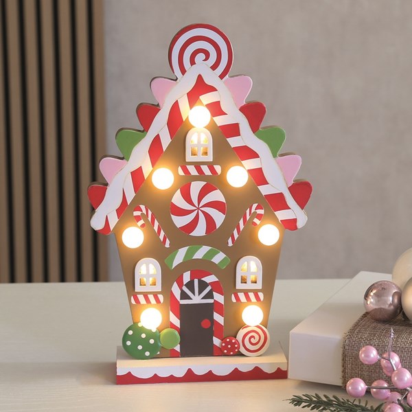 LED Gingerbread House 25cm LED Gingerbread House 25cm