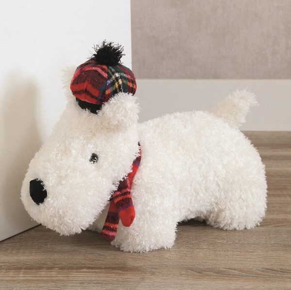 Tartan Westie Doorstop 30x40cm Tartan Westie Doorstop 30x40cm