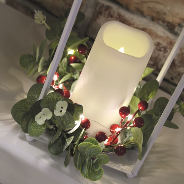 LED Lantern White 15x39cm LED Lantern White 15x39cm