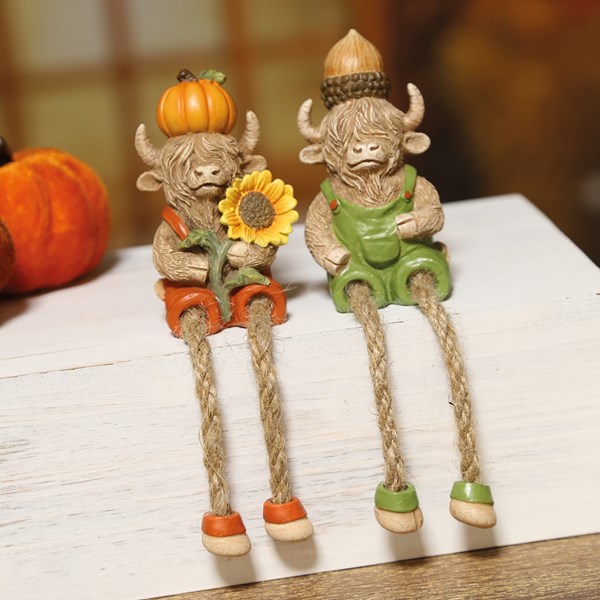 Highland Shelf Sitter 18cm 2 Assorted Highland Shelf Sitter 18cm 2 Assorted