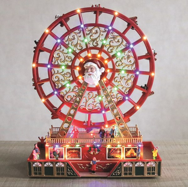 LED Santa Ferris Wheel 48cm LED Santa Ferris Wheel 48cm