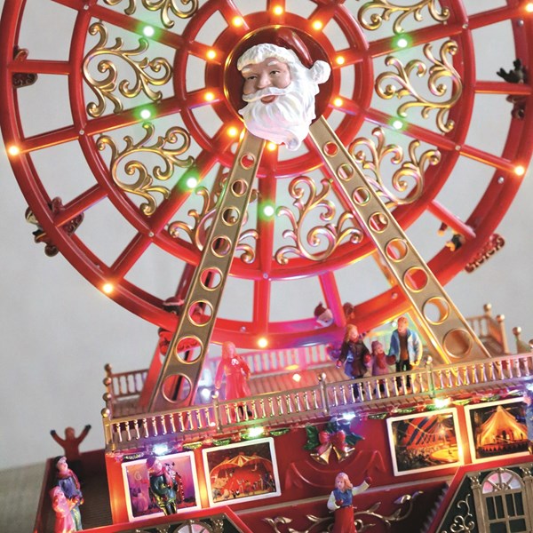 LED Santa Ferris Wheel 48cm LED Santa Ferris Wheel 48cm