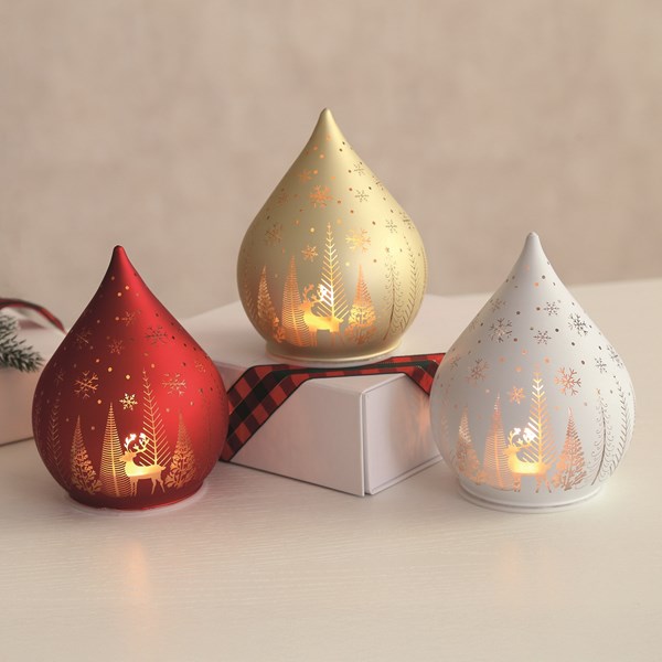 LED Glass Droplet 12cm 3 Assorted LED Glass Droplet 12cm 3 Assorted