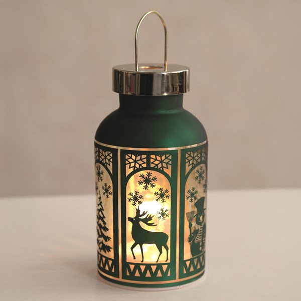 LED Lantern Green 20cm LED Lantern Green 20cm