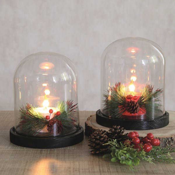 LED Christmas Dome 19cm 2 Assorted LED Christmas Dome 19cm 2 Assorted