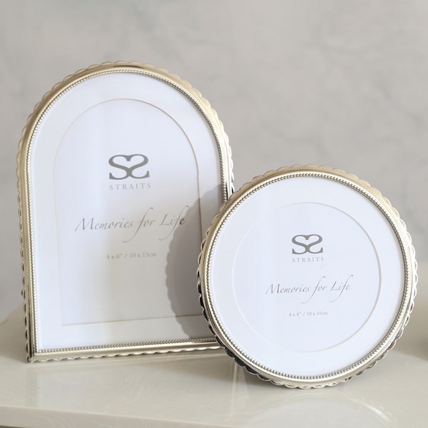 Metal Round Photo Frame Diameter 4