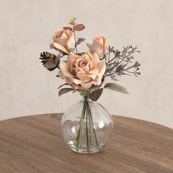 Roses In Vase Display 31cm Roses In Vase Display 31cm