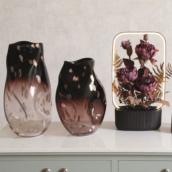 Two Tone Purple Vase 27.5cm Two Tone Purple Vase 27.5cm