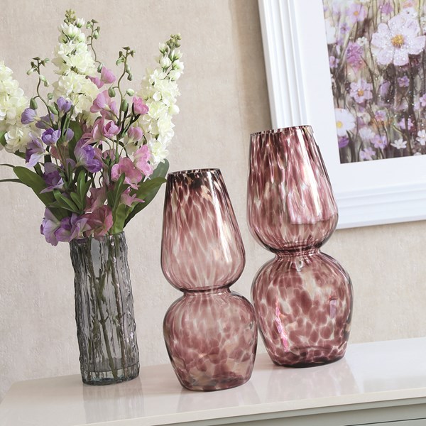Purple Mottle Vase 41cm Purple Mottle Vase 41cm