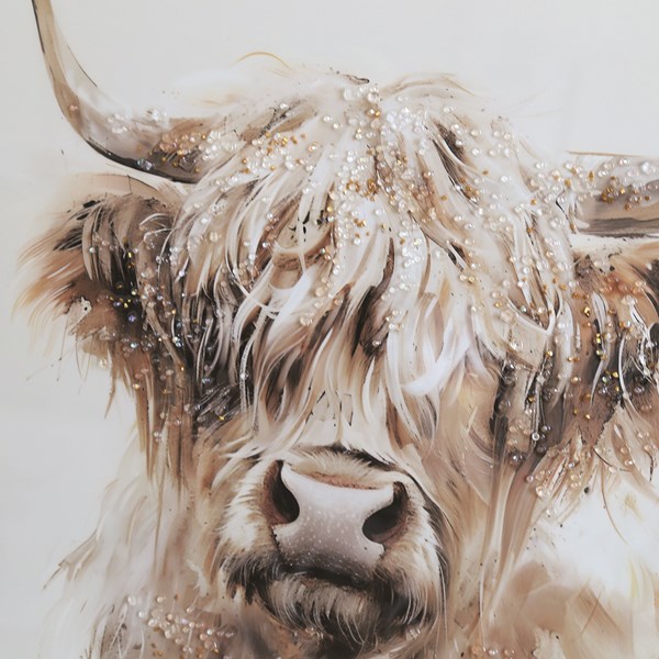 Crystal Art Highland Cow 60cm
