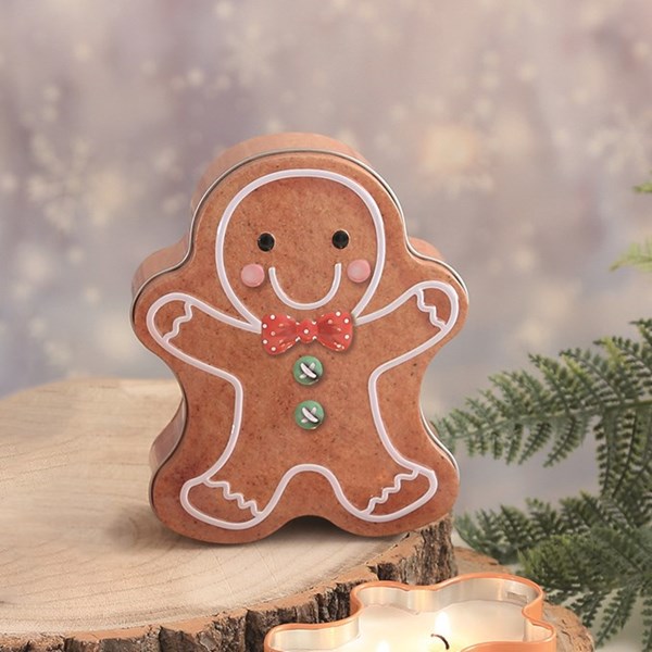 Gingerbread Candle Tin 14cm Gingerbread Candle Tin 14cm