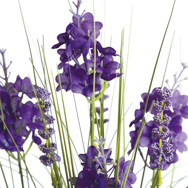 Purple Lavender Grass Floral Bundle 45cm Purple Lavender Grass Floral Bundle 45cm