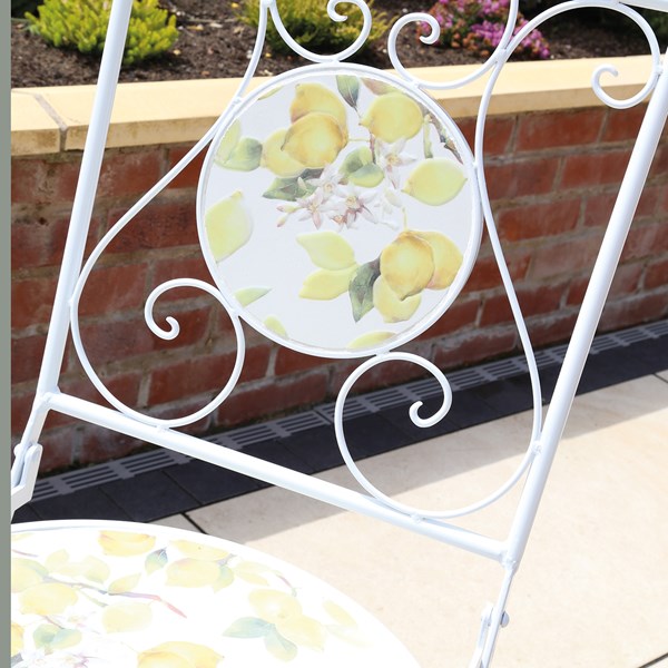 Letino Bistro Set - Lemon Design 60x75cm Letino Bistro Set - Lemon Design 60x75cm