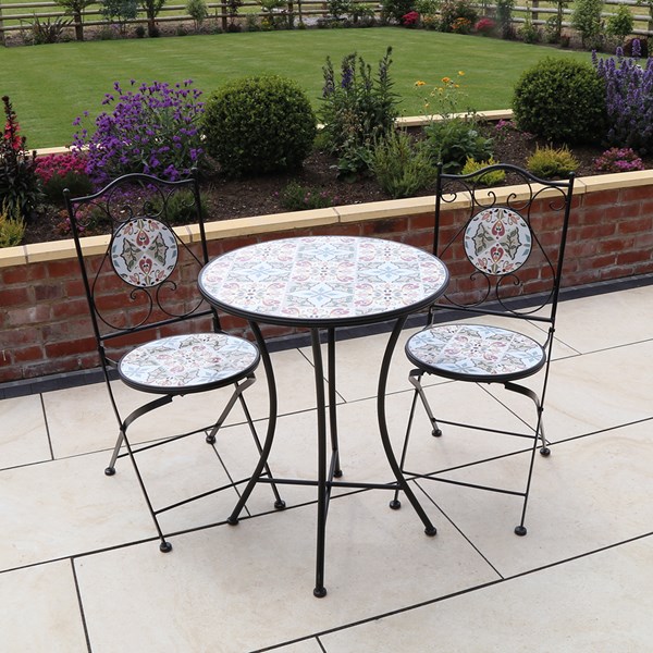 Tavenna Bistro Set – Leaf Floral Design 60x75cm Tavenna Bistro Set – Leaf Floral Design 60x75cm