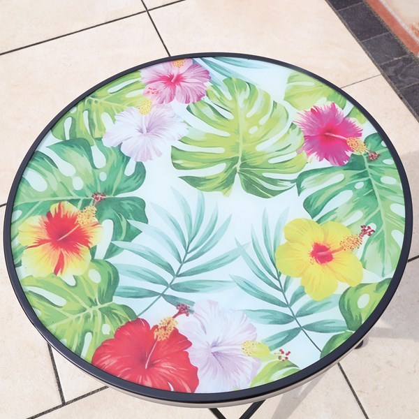 Tropical Folding Table 50cm