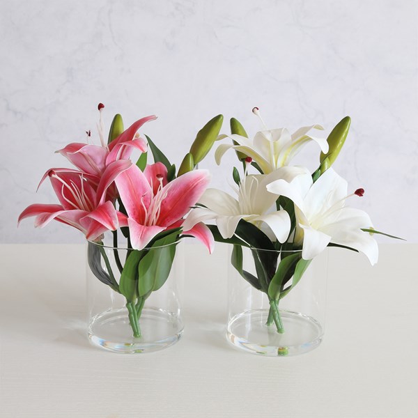 Lily Vase 20x23cm 2 Assorted Lily Vase 20x23cm 2 Assorted