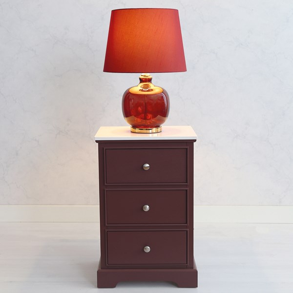 Glass Table Lamp Red 53cm Glass Table Lamp Red 53cm