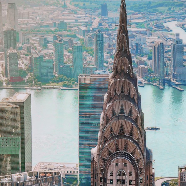 Chrysler Building Print 50x150cm