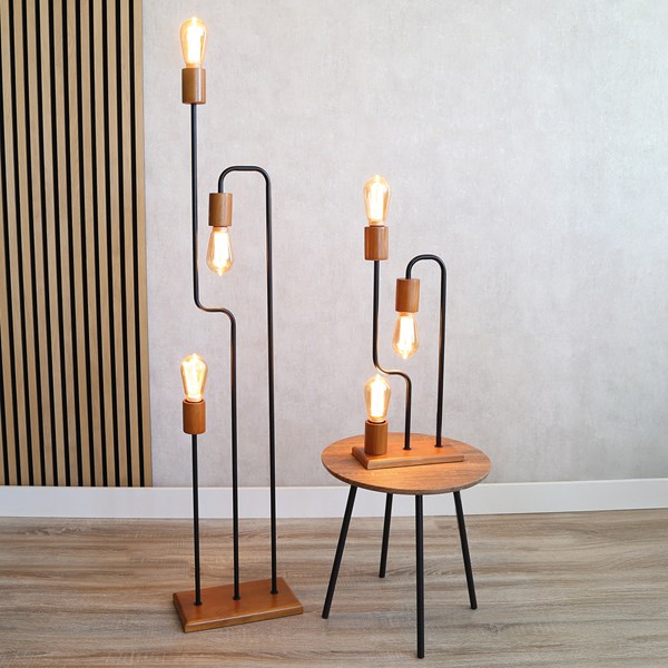 Abstract Metal Floor Lamp129cm