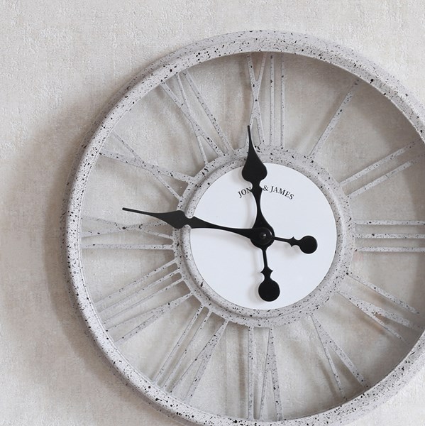 Taupe Wall Clock 45cm