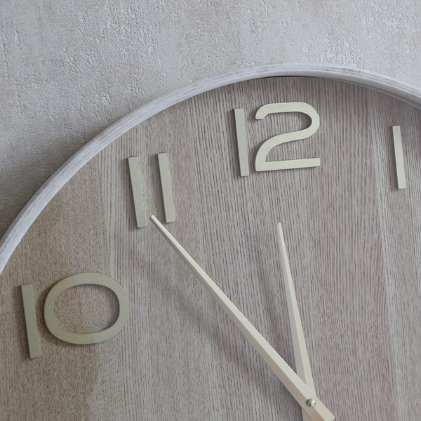 White Wall Clock 55cm